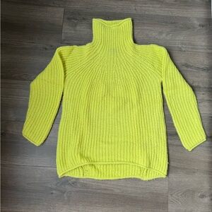 rag & bone Bright Yellow Turtleneck Sweater